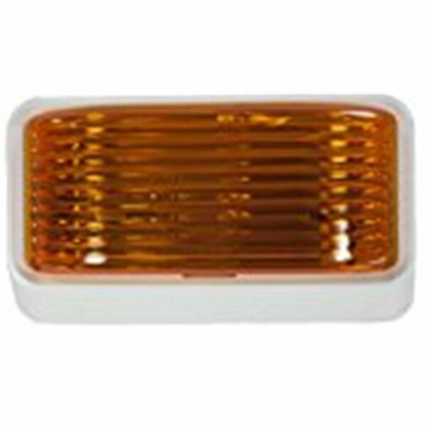 Arcon Lens with Base for Porch Light, White-Amber ARC-18109